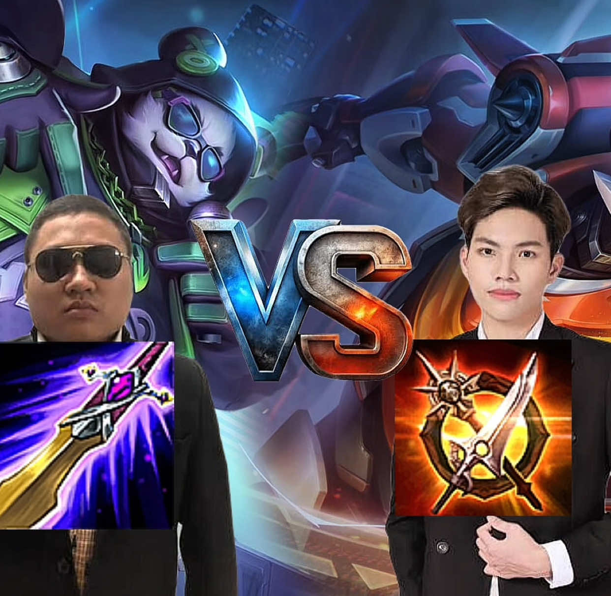 Thập tự kiếm vs phước hợp kiếm #aov #lienquanmobile #rov 