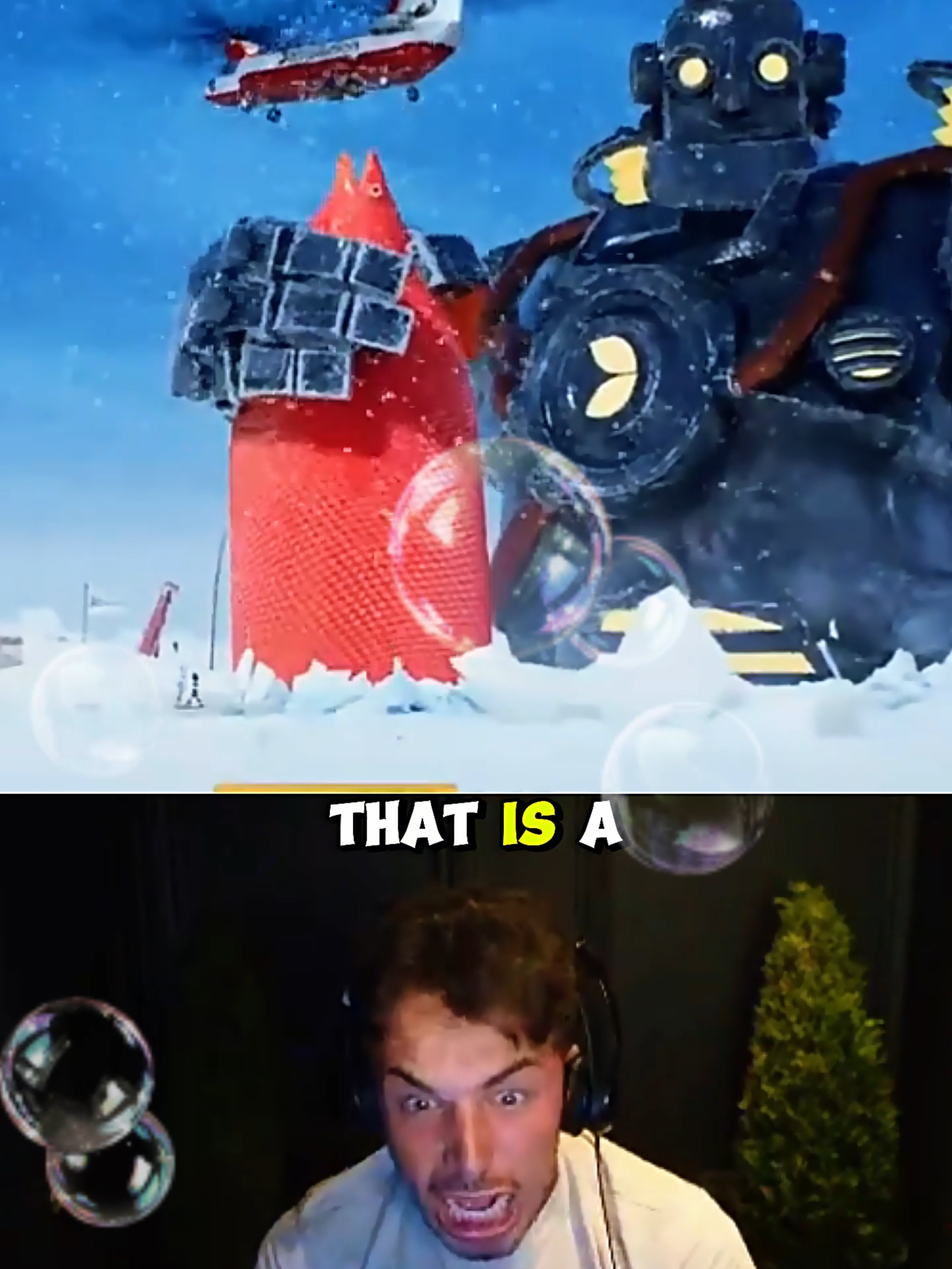 HE NEEDS THE ROBOT TO PULL IT OUT  🤖🤖🤖 #Robot #icefishing #ufo #ufo1000x #highlight