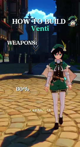How to build Venti  #genshin #venti  #hoyocreators #fyp #GenshinImpact