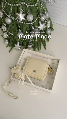 Coi lẹ để kiếm quà tặng người yêu nha 💌 vibe lễ hội xinh hết nấc #matemade #quagiangsinh #quatang #ví #vimini 