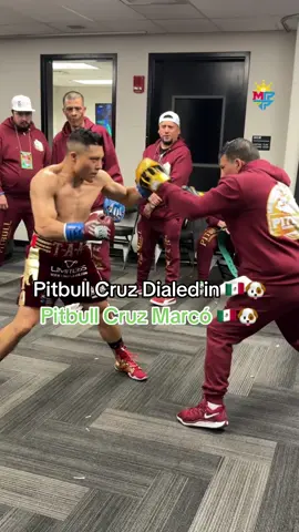 MP Promotions’ Isaac “Pitbull” Cruz making final preparations before his highly anticipated WBC Interim World Super Lightweight Title defense vs Lamont Roach Jr 🏆 @Isaac Cruz @World Boxing Council #PitbullRoach #MPPromotions  Isaac 