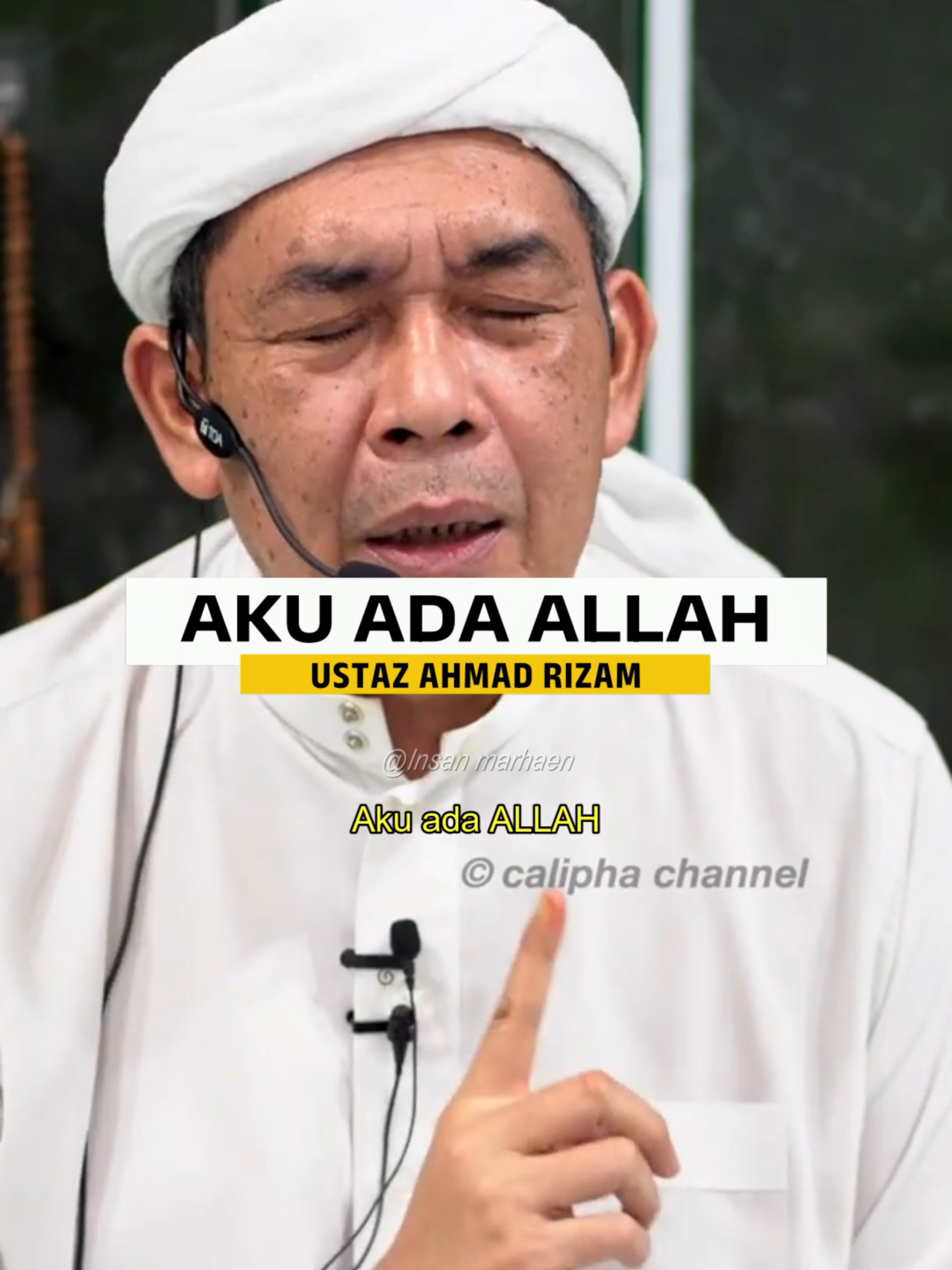 Aku ada ALLAH #ustazahmadrizam #insanmarhaen #allahuakbar #fyp
