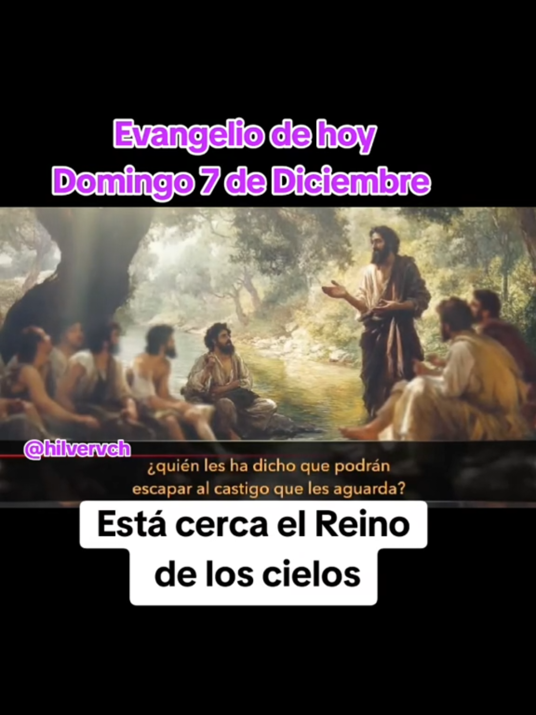 Evangelio de hoy Domingo 7 de Diciembre 2025 #Evangelio #evangeliodehoy #adviento #espiritusanto🕊🔥 #hilvervch 