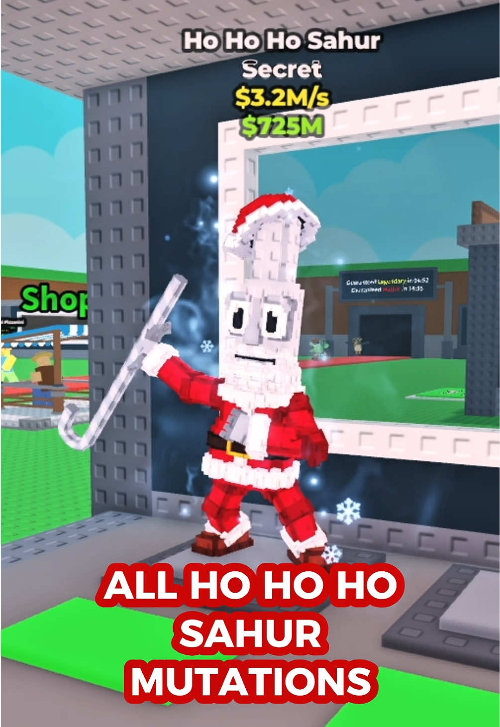 ALL HO HO HO SAHUR MUTATIONS! #roblox #robloxfyp #robloxedit #stealabrainrot #fyp 