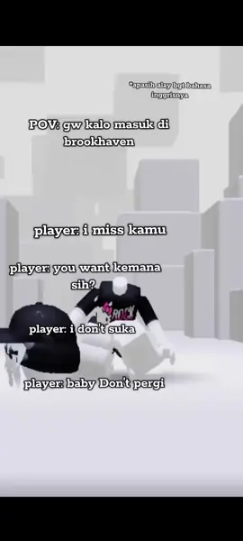 plis jelek banget bahasanya sumpah 🥱 #gatau #trendroblox #brookhaven🏠rp 