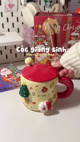 Cốc giáng sinh cuteeee #cocsu #christmas #quatanggiangsinh #christmasgift 