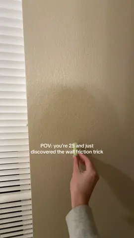 WARNING: may scratch up your walls. Have I been living under a rock or something bc WHAT 😂😭 #wallfriction #trick #magic #Science #fyp 