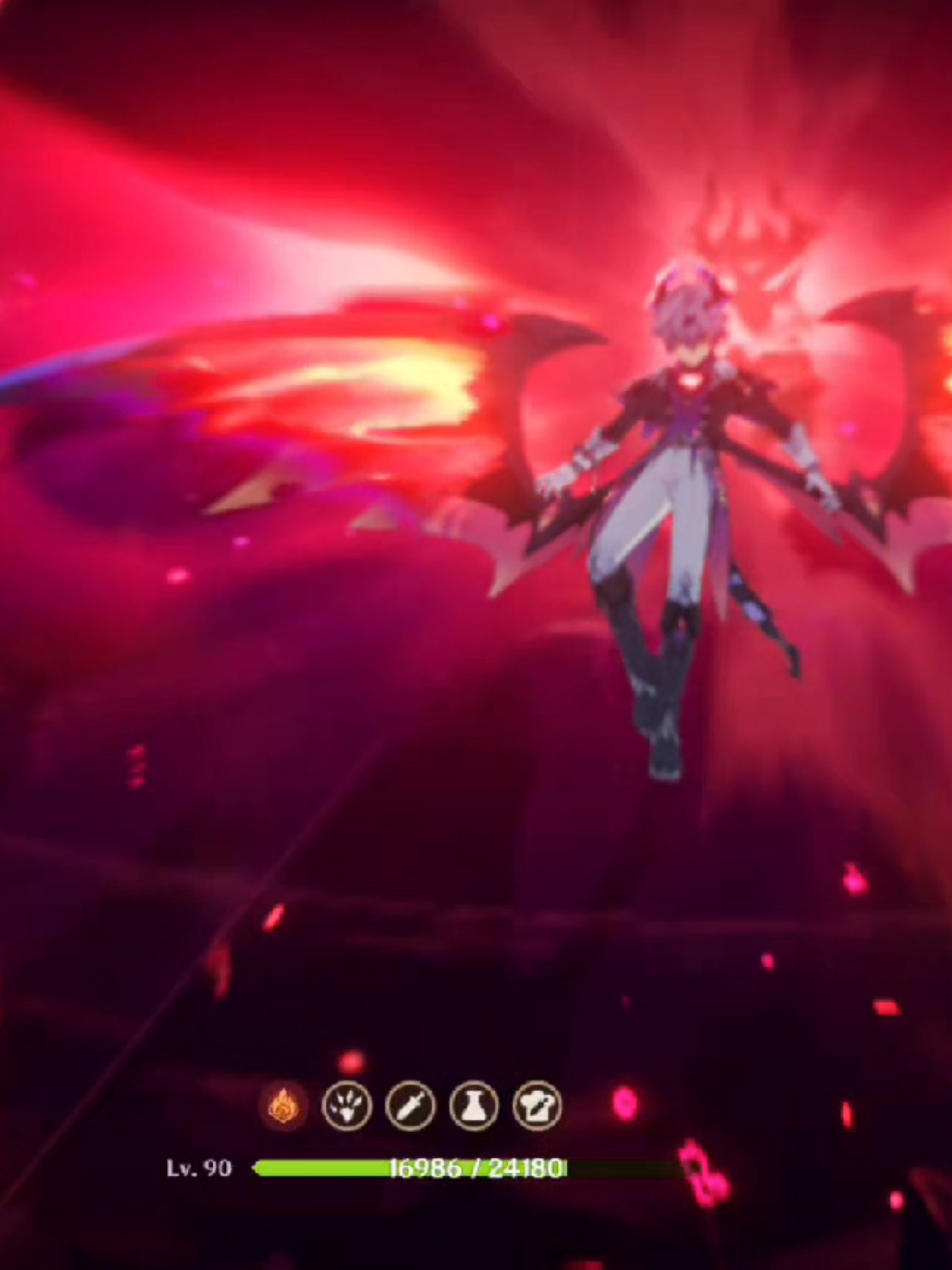 C0R1 during vaporise showcase  #furina #mona #bennett #durin #genshin 