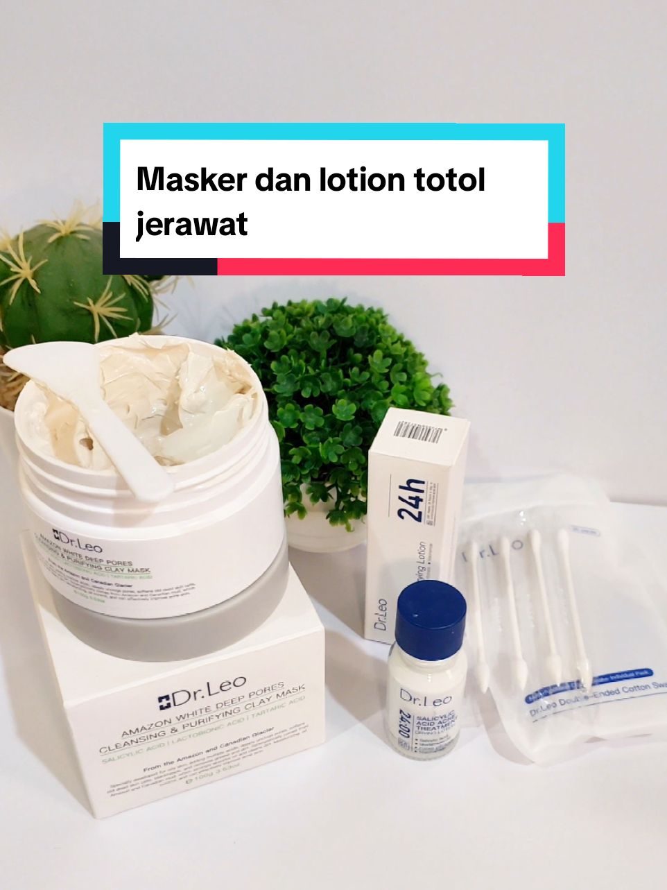 Dr Leo masker dan lotion totol jerawat #drleo #maskerjerawat #lotionjerawat #obatjerawat 