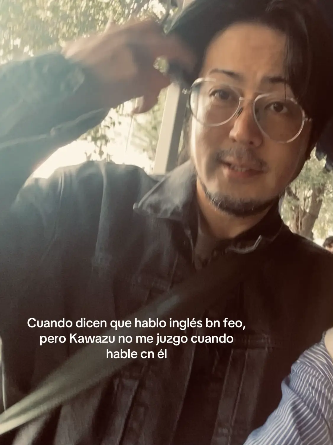 Acepto mi inglés todo mocho e incluso me dio un ligero abrazo, tamo Zuzzu 😭 || #foryoupage #fujiikaze #manager (Más hombres así, por favor)