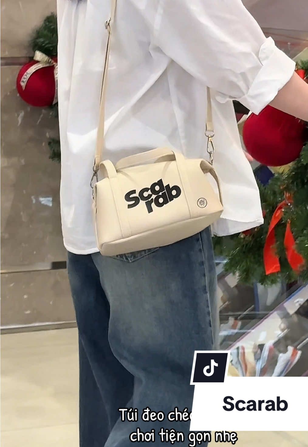 Có túi chơi Noel, chơi Tết chưa nè @Scarab VN  #xh #review #tuideocheo #phoidoxinh #outfit 