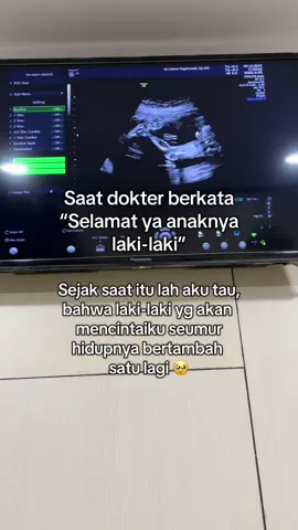 Masyaallah tabarakallah 🥰 sehat selalu baby boy #bumil #pregnant #bumilhappy #bumilsehat #usg 