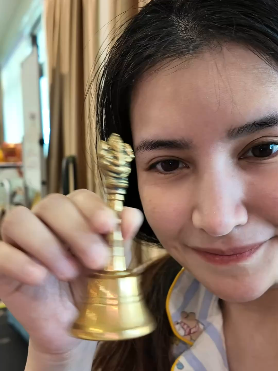 กระดิ่งพระพิฆเนศ กระดิ่งเรียกทรัพย์ และ กระดิ่งโอมงานทองเหลือง #กระดิ่ง #กระดิ่งเรียกทรัพย์ #อลิสร้านขายผ้าไตร #ช้อปกันวันเงินออก #tiktokshop #tiktokshopช้อปกันวันเงินออก