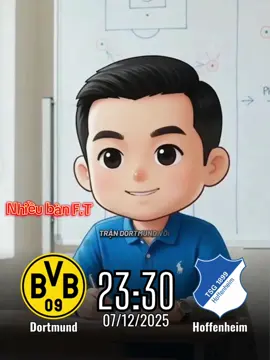 #dortmund vs #hoffenheim , 23h30 ngày 07/12 #nhandinhbongda #bundesliga 