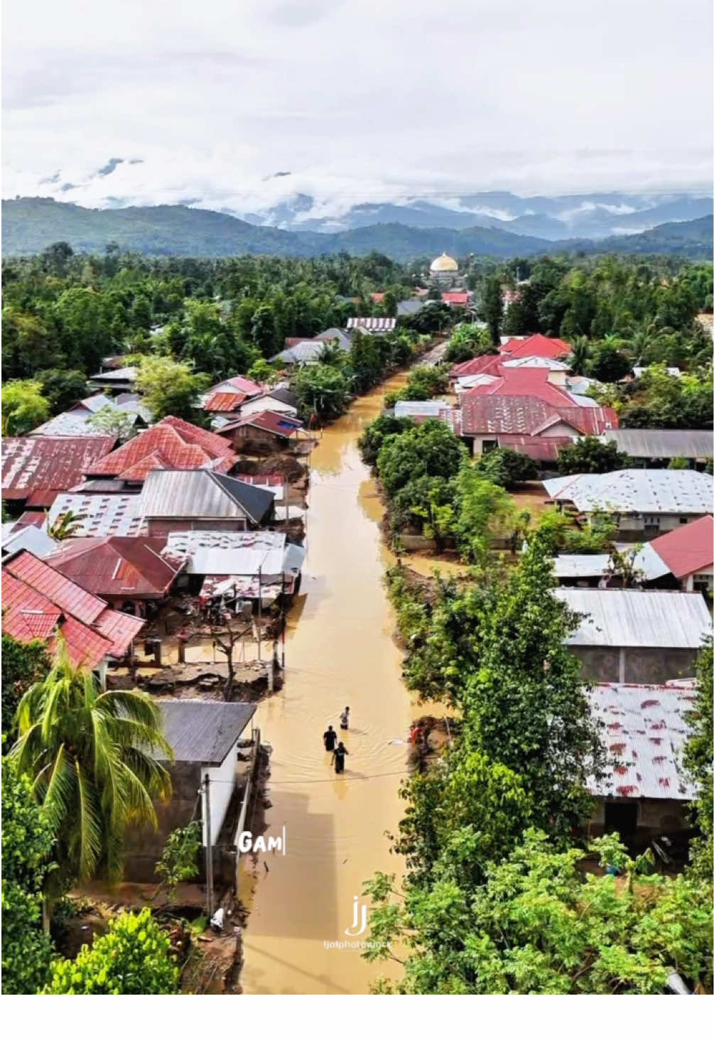 Kondisi banjir yg  ke dua salam satu bulan terakhir minggu 07 Desember 2025 #banjirbandang #banjir #pidiejaya #aceh 