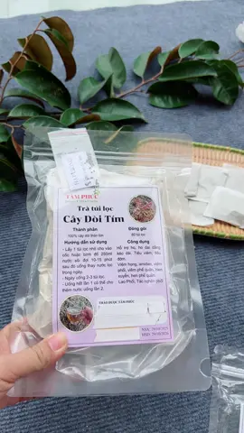 Trà TÚI LỌC cây dòi thân tím#xuhuong #suckhoe 