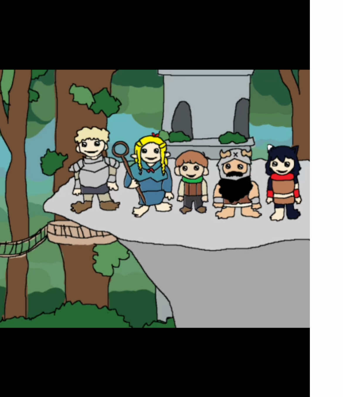 We built this dungeon … collab with @veeness !!! #deliciousindungeon #dungeonmeshi #laios #webuiltthiscity #trend 