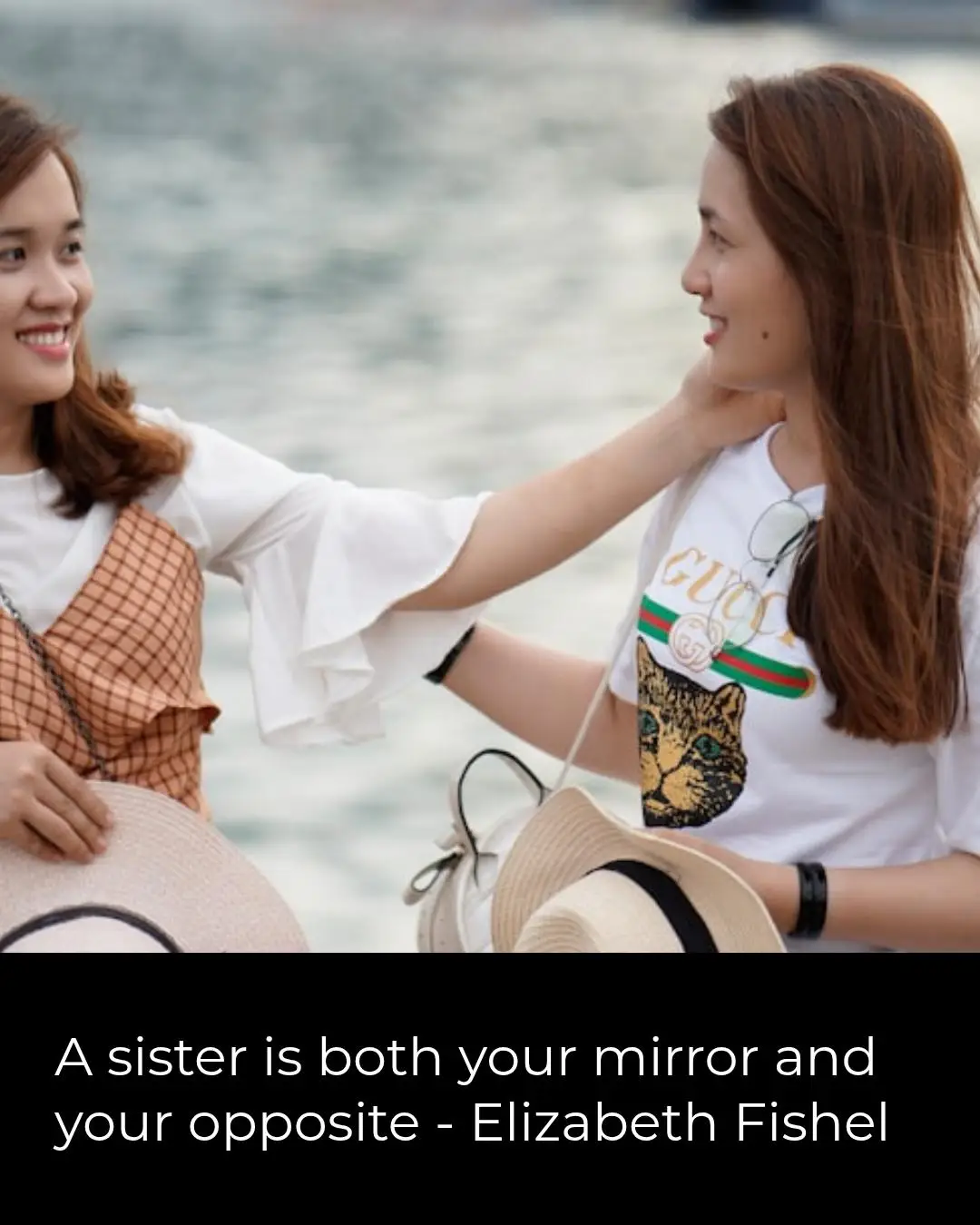 A sister is both your mirror and your opposite - Elizabeth Fishel Sisterhood vibes are unmatched. At Mood Theory Co., we celebrate those bonds that lift us up and keep us grounded. Whether it's a shared laugh or a shoulder to lean on, our collection is all about those connections. Let's cherish the magic of female friendships together. - Ready to shop? Check out the link in our bio! #SisterhoodVibes #FemaleFriendship #BondGoals #GirlPower #UnbreakableBonds