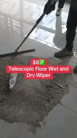 $8✅ Telescopic Floor Wet abd Dry Wiper