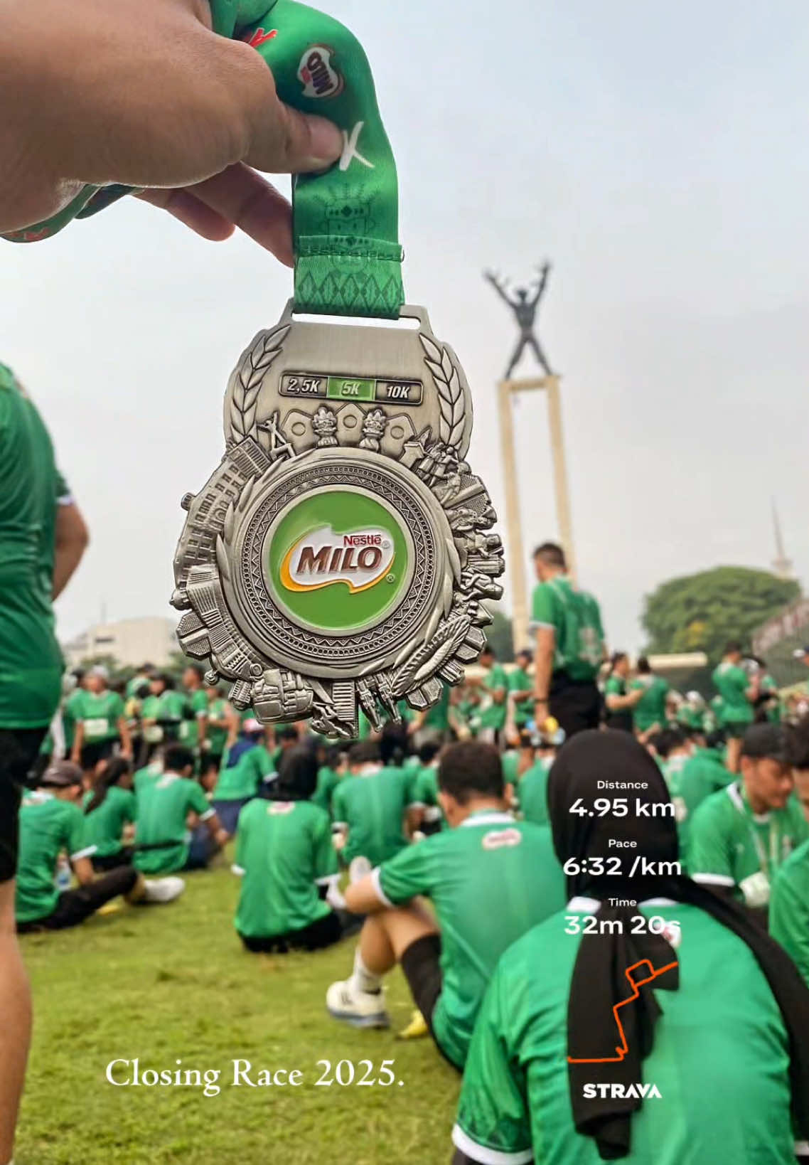 Race terakhir di 2025 ☺️ #mair2025 #miloactivindonesiarace #pelarikonten #fypシ #miloactivindonesiarace2025 