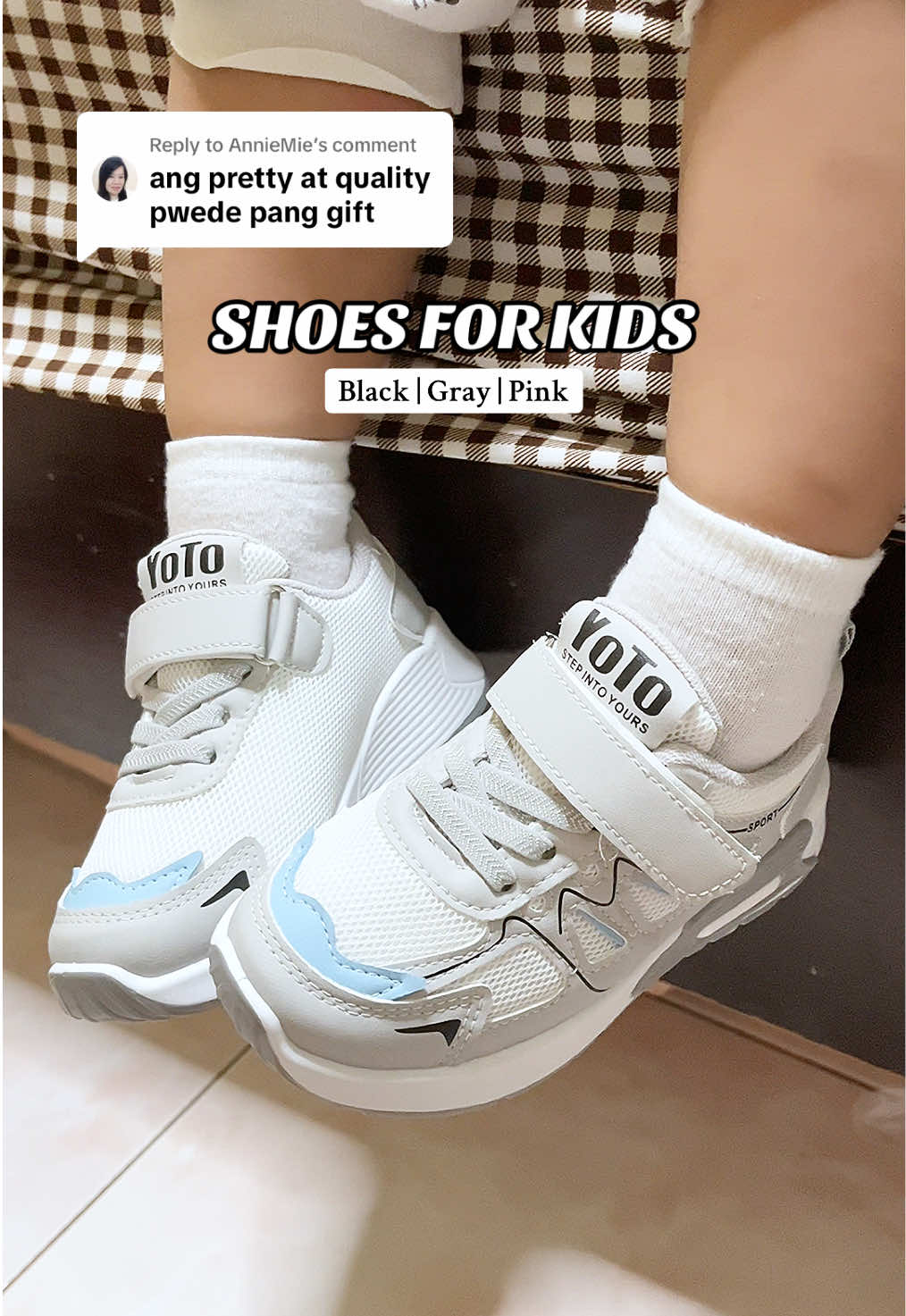 Replying to @AnnieMie Ang ganda nito pang ootd at pang regalo! sobrang worth it kasi goods na goods ang quality! 👌✨#tinahaoshoes #shoesforkids #giftideas #kidsshoes #shoesrecommendation  