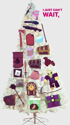 I want all of these, in 99 nights in the forest! #99nightsintheforest #99nightsintheforestroblox #roblox #christmastree #items 