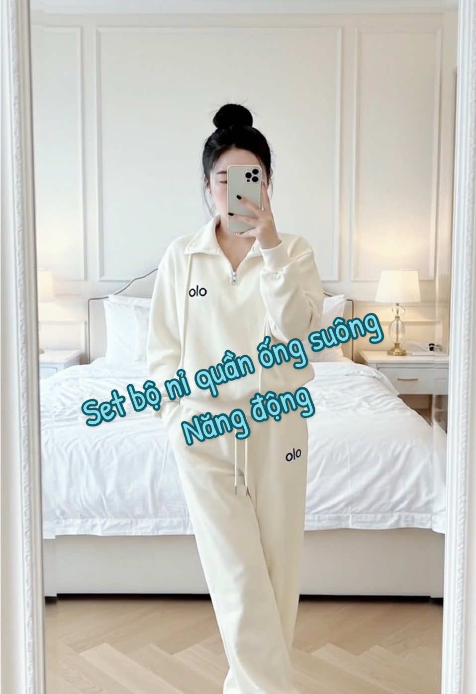 Set nỉ ống suông tôn dáng , trẻ trung ✨ #setni #thoitrangnu #thoitrangnuhottrend #xuhuong 