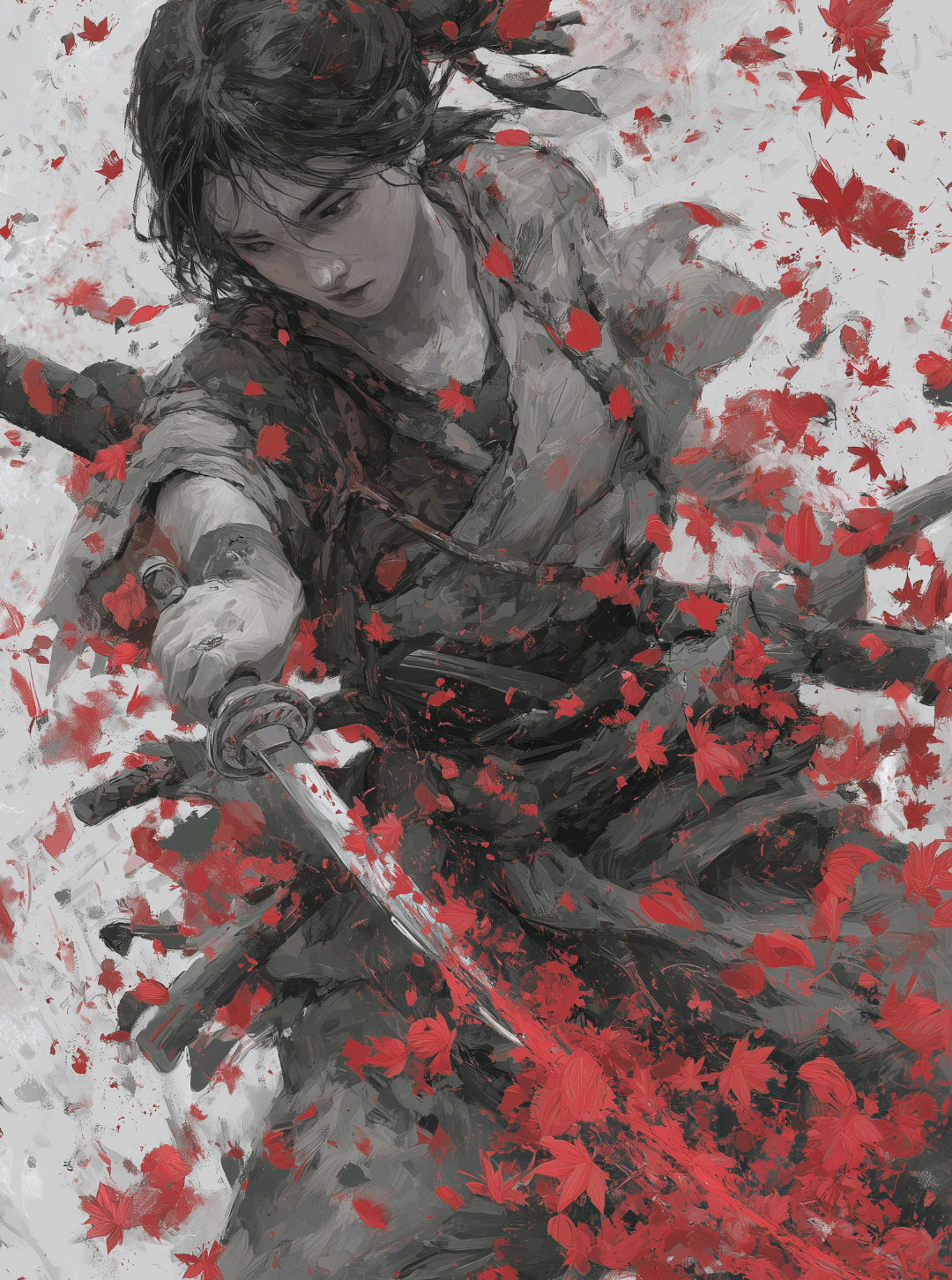 Morning Arrives, Though Unwanted, Yet It Is Beautiful 🌄 (望まなくとも朝は来る、それでも朝は美しい🌄) #aiart #samurai #aivideo #battle #samuraigirl 