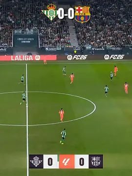 Betis vs Barcelona La Liga 🏆  #laliga #liga #betis #barcelona #football 