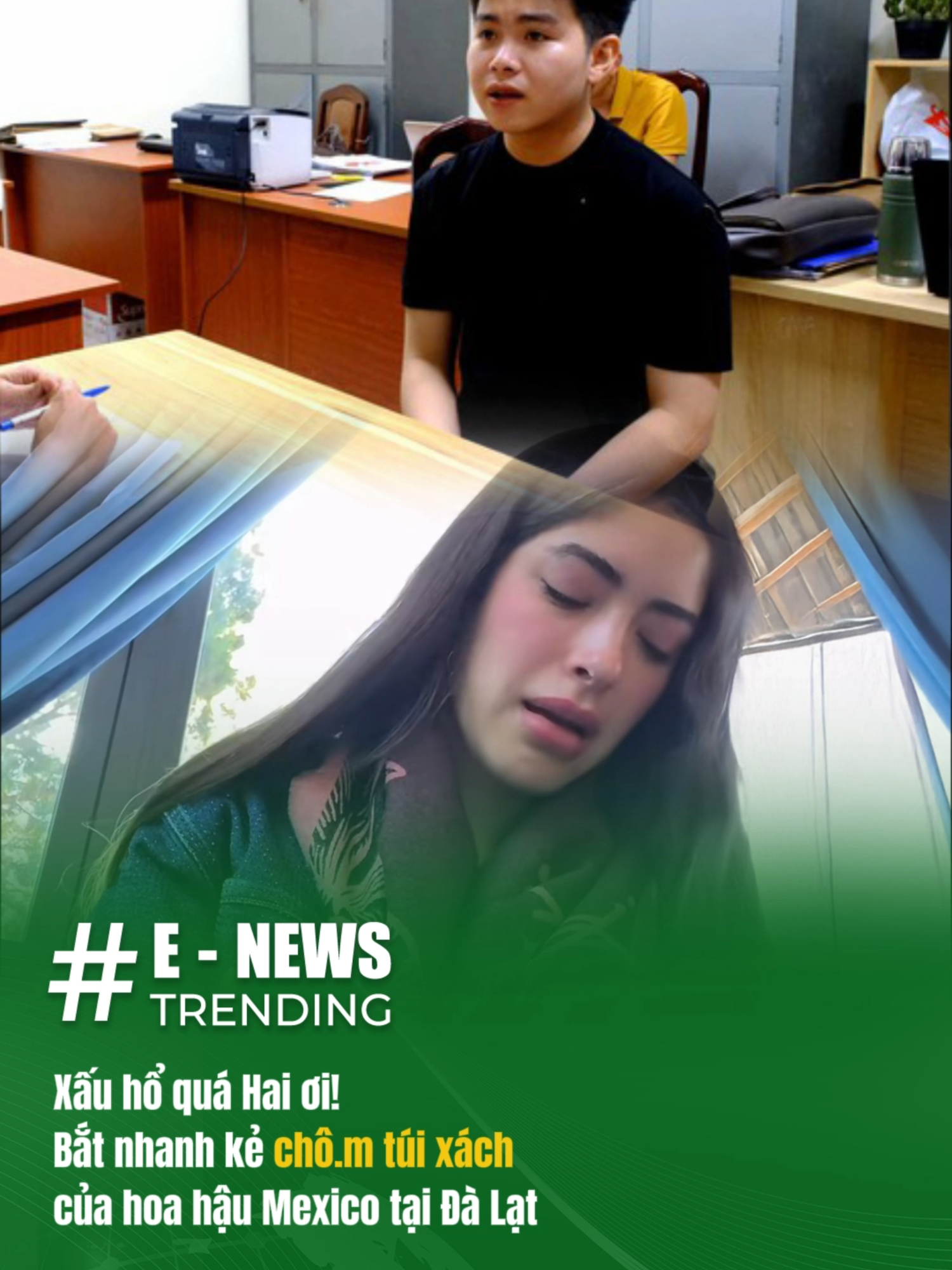 Đã tìm được người chôm túi xách của hoa hậu Miss Cosmo 2025 Mexico tại Đà Lạt chính là diễn viên Nguyễn Lâm Thái #enewstrending #viral #misscosmo2025 #tuhaovietnam #tuhaodantoc