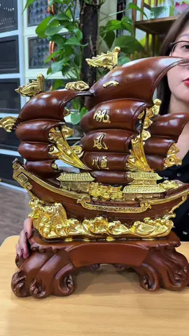 Thuyền thuận buồm xuôi gió decor trang trí #thuanbuomxuoigio #tuongthuanbuomxuoigio #dodecor #xuhuong #trachanh89 