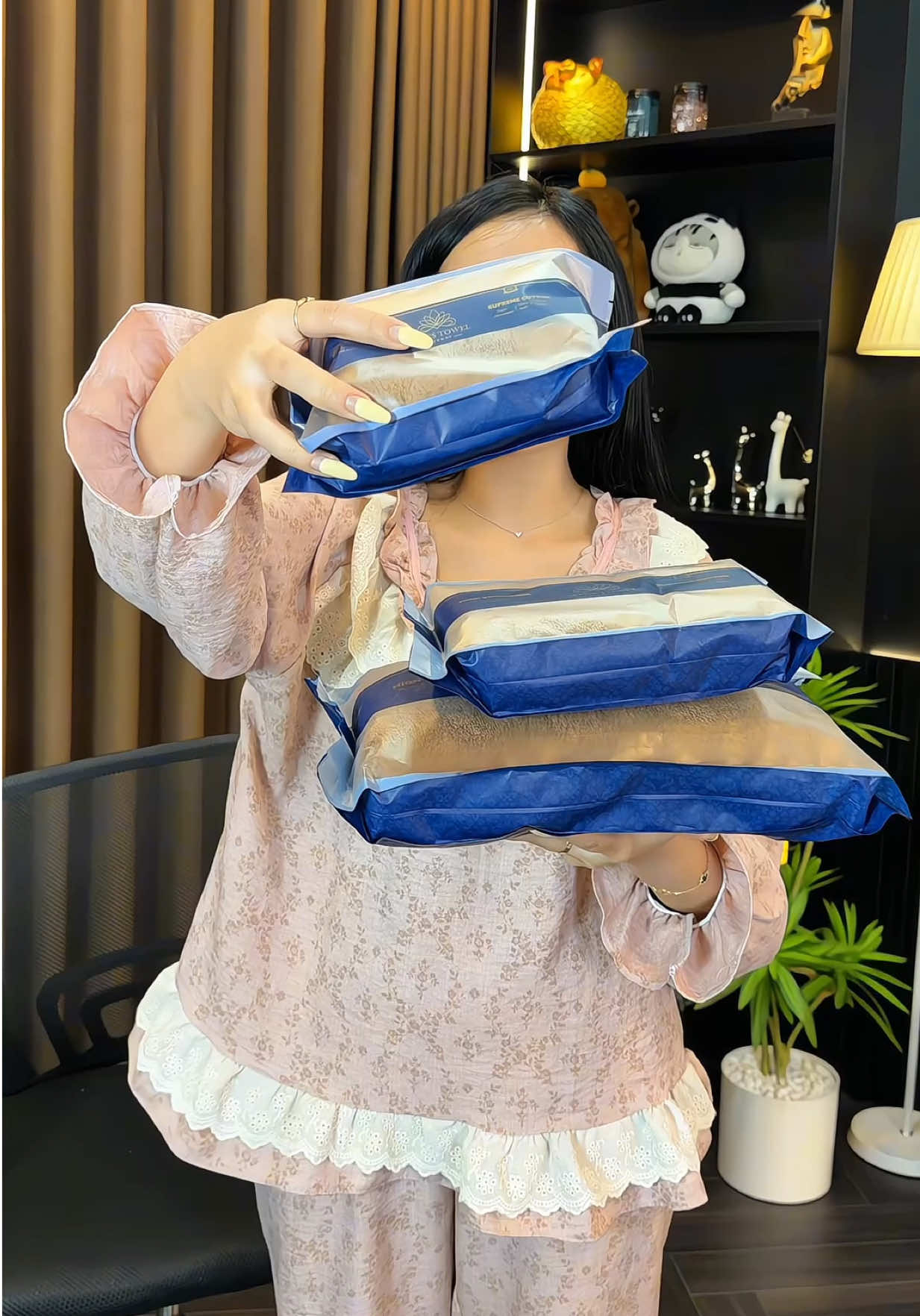 Khăn tắm gội Lotus cotton mềm mại #khantam #khantamcotton #lotus 