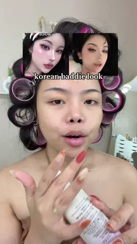 korean baddie makeup daw #koreanmakeup #koreanbaddie 