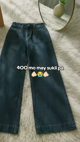 4OO mo may sukli pa 🫵🏻😭🫵🏻#widelegpants #pantsforwomen #pantsrecommendation #pants #widelegjeans 