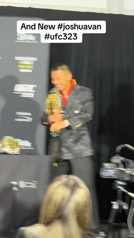 And New #joshuavan #ufc323 