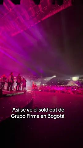 Así se ve el sould out de Grupo Firme  en el Campín, un sueño cumplido para la banda mexicana que la rompió en su fecha del 6 de diciembre #grupofirme #grupofirmeoficial 