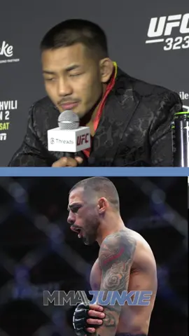 Joshua Van fires back at anyone who says his #UFC323 title win is not legit. 