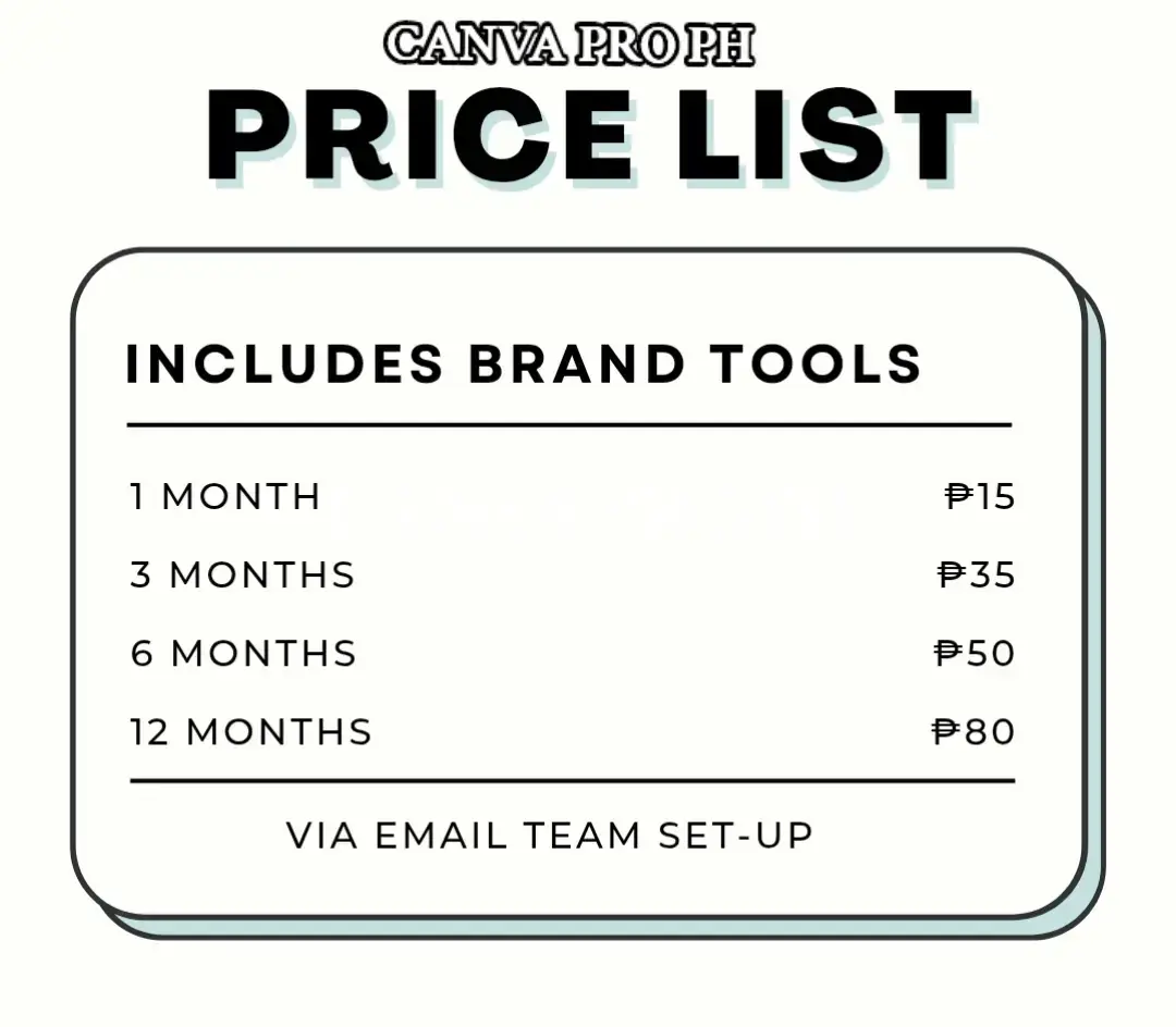 🌿 Premium Creative Access 🌿 Need an upgrade for your layouts, school tasks, business promos, or content visuals? ✨ We offer full-access workspace packed with premium tools, templates, elements, fonts, and features that make your edits super clean and super effortless. 🤍 Perfect para sa students, small businesses, online sellers, editors, and creatives na gusto ng smoother workflow. No limits, no hassle — just pure creative freedom. If gusto mo ng mas organized workspace and high-quality outputs every time, this is for you. DM us for more info! 💌 #CreativeAccessPH #PremiumWorkspace #DesignToolsPH #CanvaProPH #CanvaPremiumPH