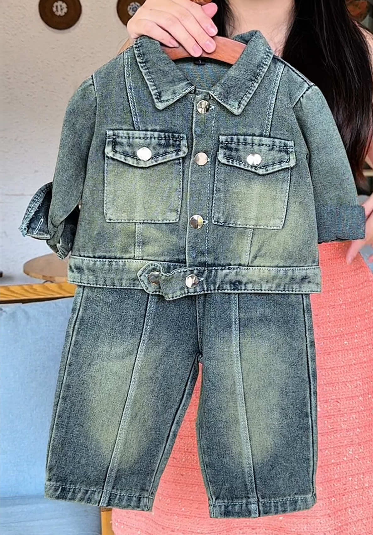 Bộ xinh lắm luôn các mẹ ơi #thoitrangtreem #tiktokshop #bojẹan #setbo #bobe