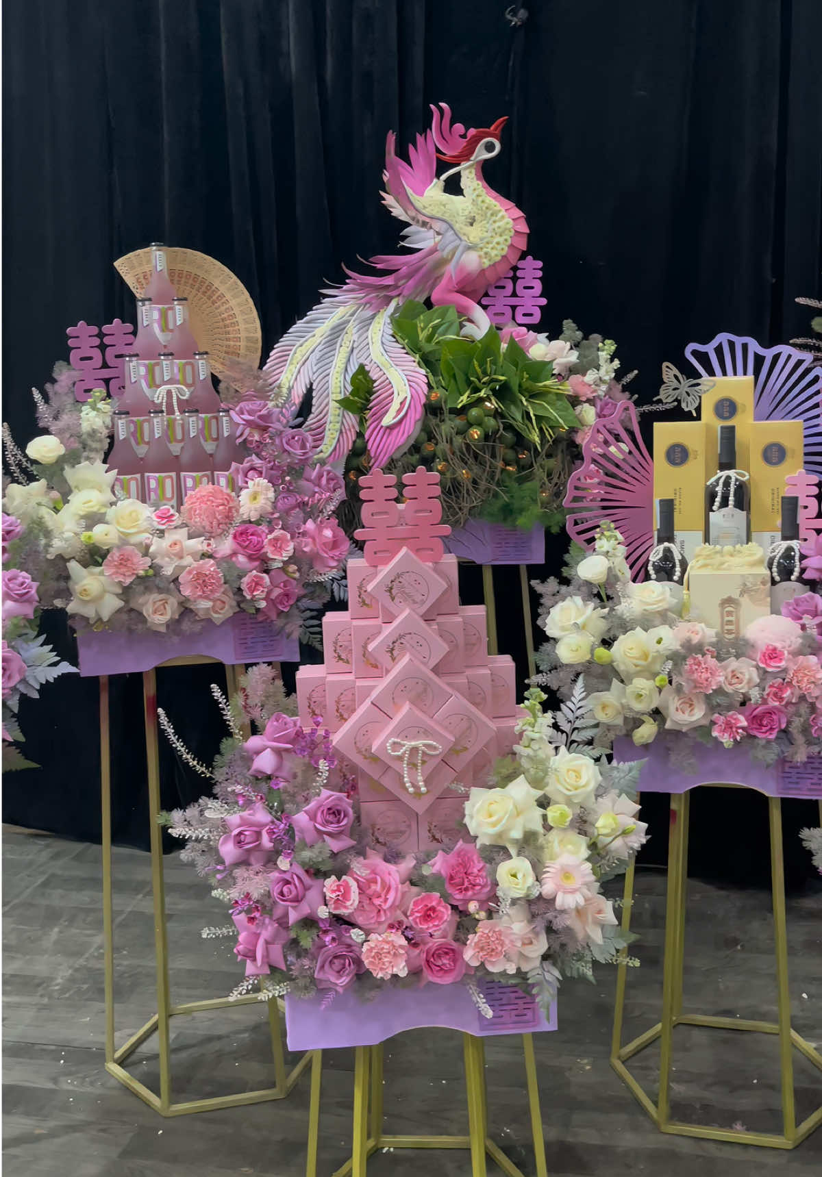 Bộ 9 lễ tone hồng tím pastel xinh lung linh nhà e vừa hoàn thành xong ạ🩷💜#ngoclongwedding #viral #trapcuoihungyen #89hungyen🇻🇳 #leanhoi 