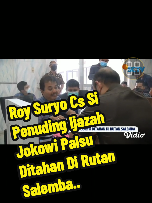 Roy Suryo Cs Si Psnudibg Ijazah Jokowi Palsu Ditahan Di Rutan Salemba. #roysuryo #jokowi #jokowidodo #ijazah #rutan salemba@Presiden Ke-7 RI Joko Widodo 