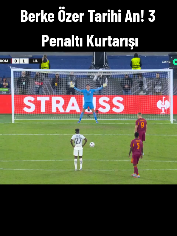 🧤Berke Özer’in o unutulmaz anı… Arka arkaya 3 penaltı kurtardığı o pozisyon hâlâ konuşuluyor. Kalede devleştiği o sahne, hafızalara altın harflerle kazındı. #berkeözer #lille #türkiye #kaleci 