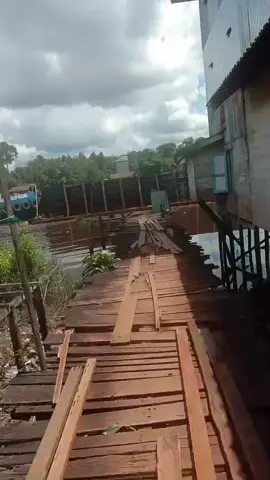 Hancur am😭 #kapalbuanasupreme #desasungaiparing #sampit_kalteng 