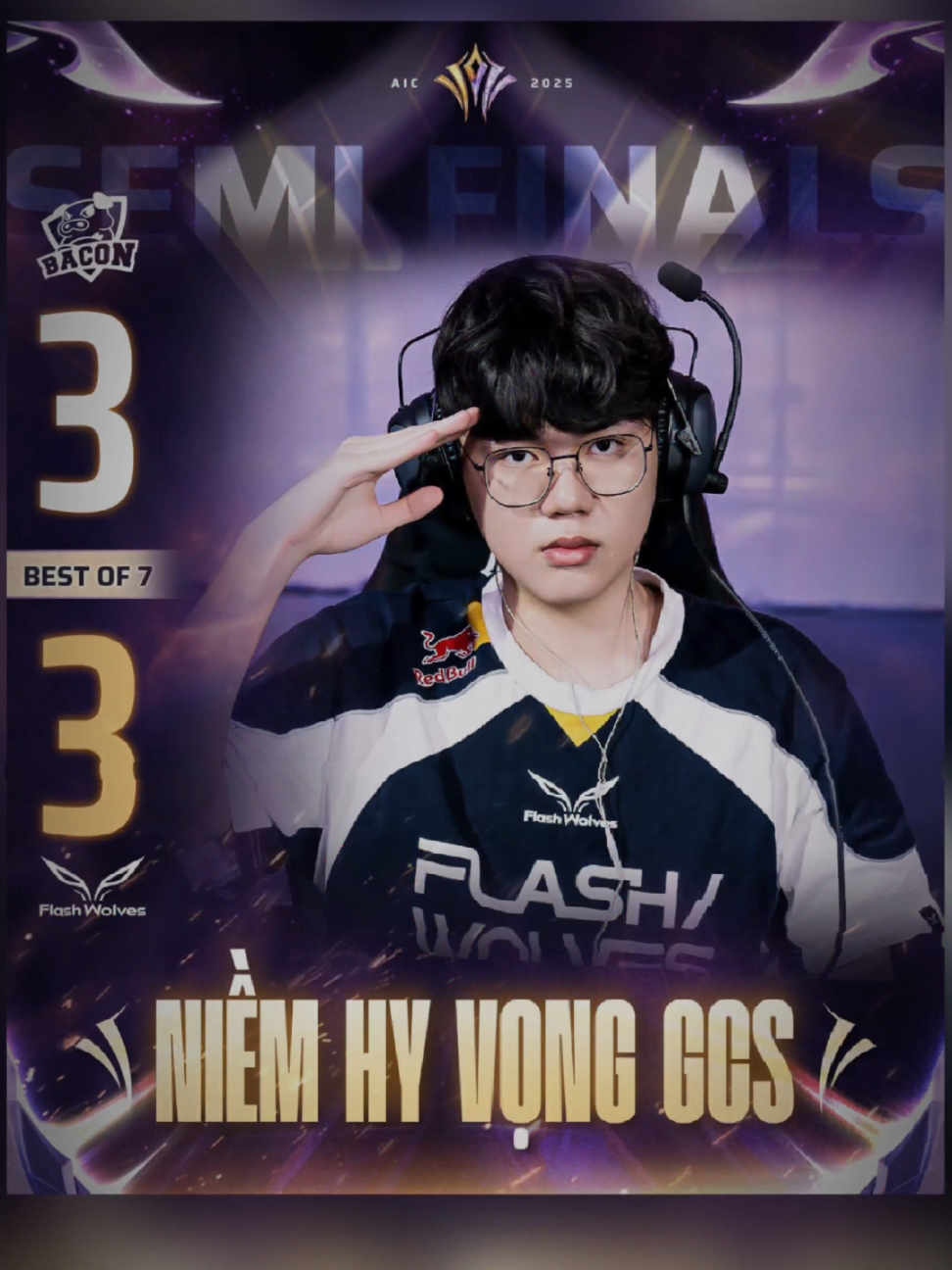 🇹🇼FW chỉ còn cách Chung kết tổng 1 ván thắng nữa thôi! #AIC2025 #flashwolves #gcs #LienQuanMobile 