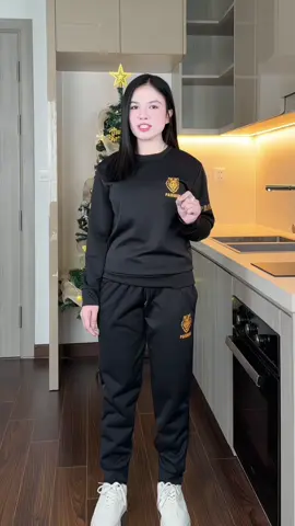 bộ quần áo thu đông nỉ2da