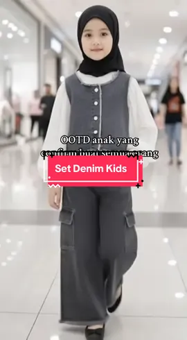 Simple,selesa, smart- denim untuk si kecil kesayang🫶🏻 grab sekarang sebelum sold out #bajubudak #denim #bajubudakmurah #xybca #masukberanda 