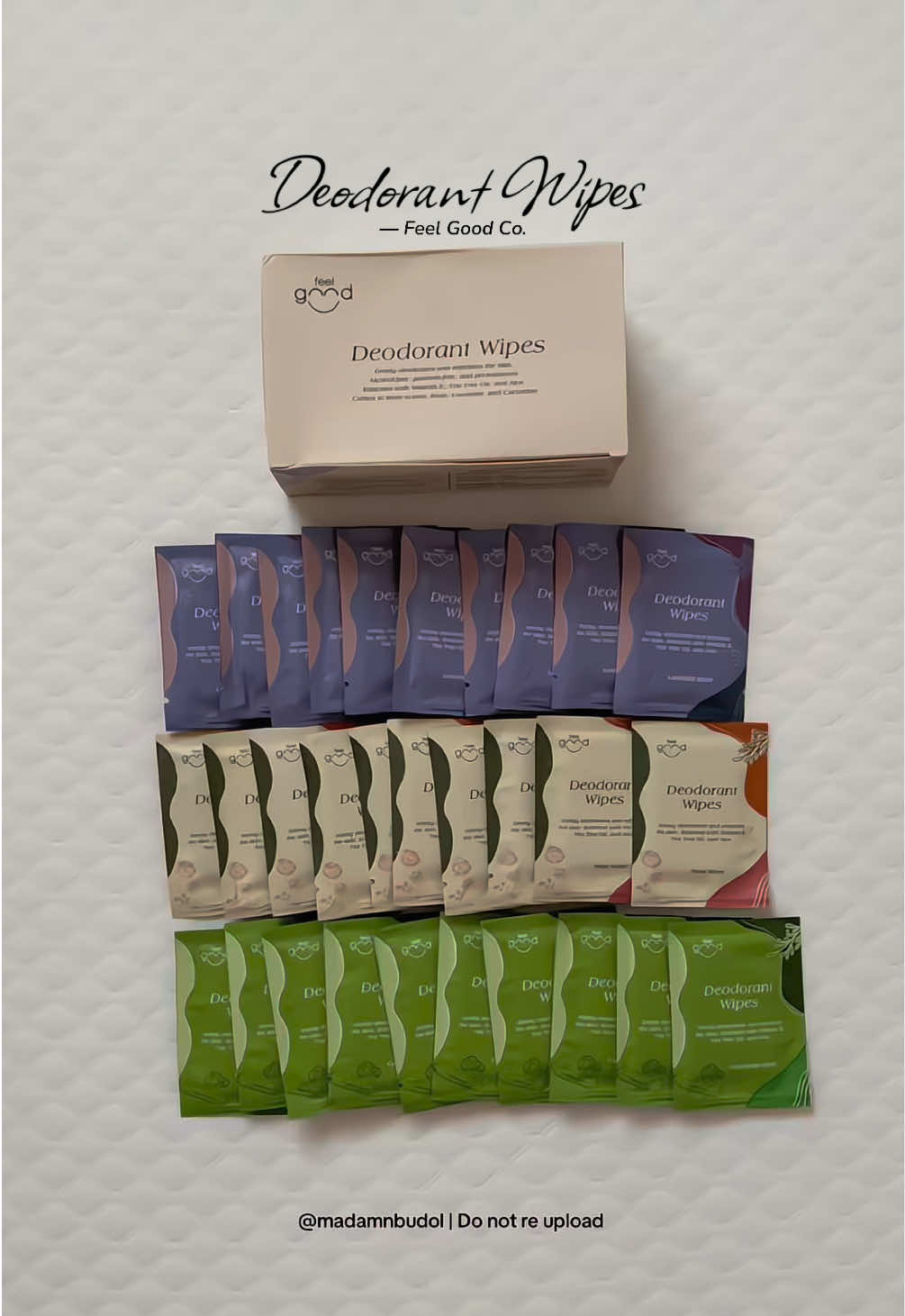 @Feel Good Co. deo body wipes is a must have! lalo na pag nasa labas ka at pinagpawisan🤩💯 #deodorantwipes #FeelGoodWipes  #bodycare #deodorant #disinfectantwipes 