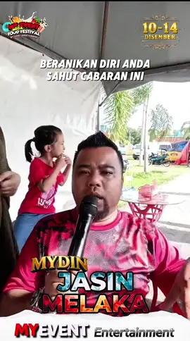 SAHUT CABARAN ANDA BERSAMA KAMI DI PENTAS MYEVENT 10 DIS 25... KASI GEGAR MYDIN JASIN BERSAMA MYEVENT FOOD FESTIVAL....🤣 KALAU HAMPA TENGOK VIDEO NI XDE APA2 HAMPA X NORMAL🤣 #melakafoodie #bestshow #EventGempak #padu #sitinordianafc 