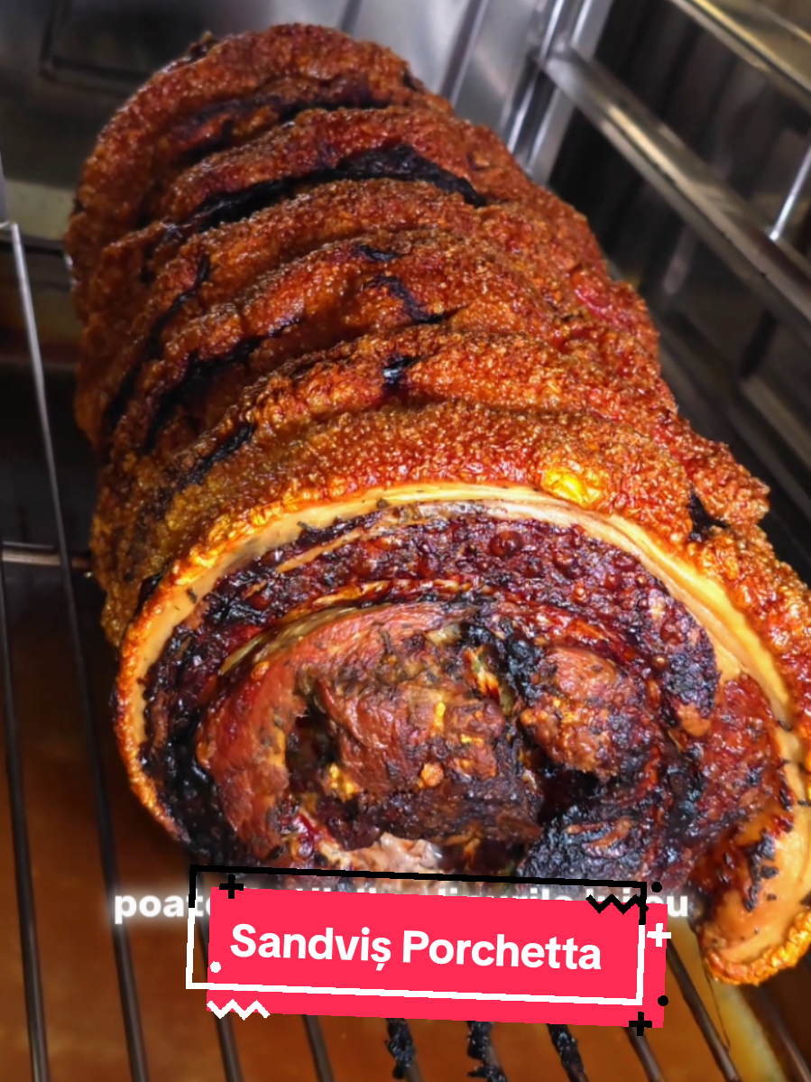 Primul sandviș cu Porchetta Crocanta făcut în București la 