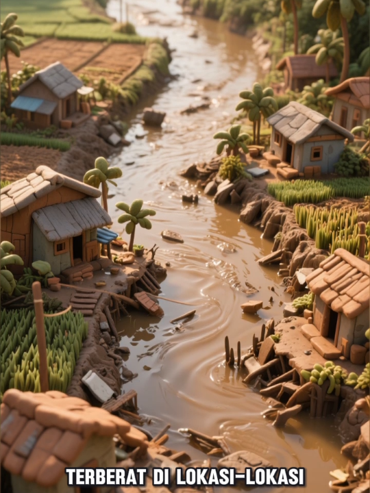 Banjir bandang akhir tahun 2025 di pulau sumatra#banjir #sumbar #banjirbandang #fyp #animasi 